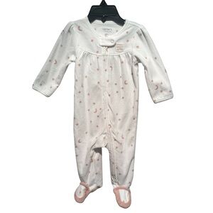 Carter's White and Pink Angel Kids One Piece